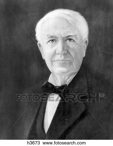Portrait Of Thomas A. Edison As Senior Wearing Coat & Tie View Large Photo Image Stock Image - Portrait Of Thomas A. Edison As Senior Wearing Coat & Tie . Fotosearch
