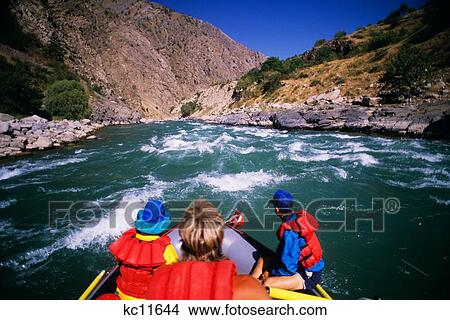 Whitewater Rafting View Large Photo Image Picture - Whitewater Rafting. Fotosearch