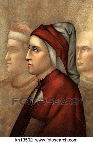 1300S 1335 Fresco Portrait Of Dante Alighieri And Bruno Latini By Giotto In Podesta Chepel Florence Italy View Large Photo Image Stock Image - 1300S 1335 Fresco Portrait Of Dante Alighieri And Bruno Latini By Giotto In Podesta Chepel Florence Italy. Fotosearch