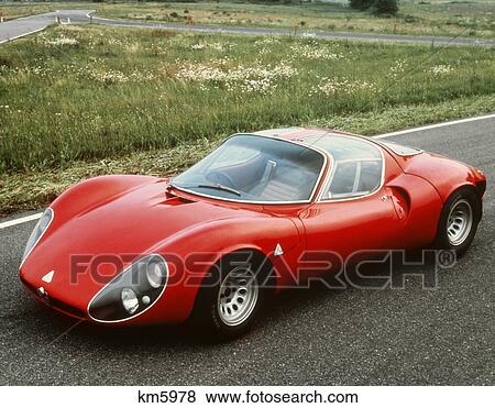 1968 Alfa Romeo Daytona Red Racing Sport Car View Large Photo Image Stock Photo - 1968 Alfa Romeo Daytona Red Racing Sport Car. Fotosearch