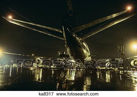 747 Cargo Plane Loading View Large Photo Image Stock Photo - 747 Cargo Plane Loading. Fotosearch