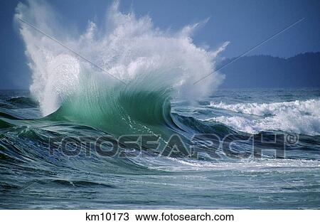 Breaking Wave Cape Kiwanda Oregon View Large Photo Image Stock Image - Breaking Wave Cape Kiwanda Oregon. Fotosearch