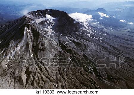 Mount St. Helens Wa Lava Dome With Steam Venting View Large Photo Image Stock Image - Mount St. Helens Wa Lava Dome With Steam Venting . Fotosearch