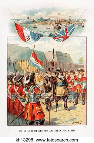 1600s PETER STUYVESANT DUTCH GOVERNOR SURRENDERS NEW AMSTERDAM TO THE ENGLISH SEPTEMBER 8 1664 NEW YORK CITY COLONIAL AMERICA View Large Photo Image Stock Photo - 1600s PETER STUYVESANT DUTCH GOVERNOR SURRENDERS NEW AMSTERDAM TO THE ENGLISH SEPTEMBER 8 1664 NEW YORK CITY COLONIAL AMERICA. Fotosearch