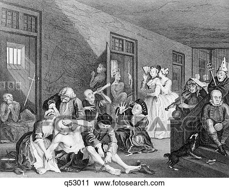 1730S The Madhouse 18Th Century Bedlam Insane Asylum From A Painting By William Hogarth Circa 1735 View Large Photo Image Stock Image - 1730S The Madhouse 18Th Century Bedlam Insane Asylum From A Painting By William Hogarth Circa 1735. Fotosearch