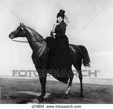 1800s 1870s MLLE. SOFIA CROIZETTE FRENCH ACTRESS WEARING EQUESTRIAN COSTUME RIDING HORSE SIDE SADDLE LOOKING AT CAMERA View Large Photo Image Picture - 1800s 1870s MLLE. SOFIA CROIZETTE FRENCH ACTRESS WEARING EQUESTRIAN COSTUME RIDING HORSE SIDE SADDLE LOOKING AT CAMERA. Fotosearch