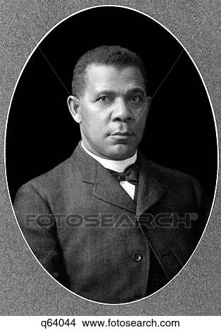 Picture - 1800S 1900S African American Educator Author Orator Booker T. Washington Principal Of Tuskegee Institute Portrait Circa 1901. Fotosearch
