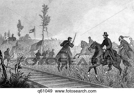 1860S March 1862 General Ambrose Burnside On Horseback During The Burnside Expedition Battle Of New Bern North Carolina Usa View Large Photo Image Stock Photo - 1860S March 1862 General Ambrose Burnside On Horseback During The Burnside Expedition Battle Of New Bern North Carolina Usa. Fotosearch