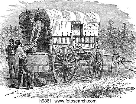 1860s UNITED STATES MILITARY TELEGRAPH WAGON AND SOLDIERS DURING AMERICAN CIVIL WAR View Large Photo Image Stock Image - 1860s UNITED STATES MILITARY TELEGRAPH WAGON AND SOLDIERS DURING AMERICAN CIVIL WAR. Fotosearch