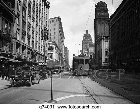 1920 INTERURBAN TROLLEY ON MARKET STREET SAN FRANCISCO CALIFORNIA USA View Large Photo Image Stock Image - 1920 INTERURBAN TROLLEY ON MARKET STREET SAN FRANCISCO CALIFORNIA USA. Fotosearch