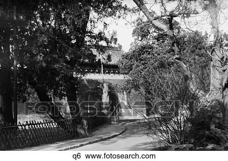 1920S 1930S Garden In Palace Of Forbidden City Peking Beijing China View Large Photo Image Stock Photograph - 1920S 1930S Garden In Palace Of Forbidden City Peking Beijing China . Fotosearch