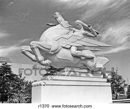 1930s 1939 WORLD'S FAIR MONUMENT TO SPEED IN THE COURT OF COMMUNICATIONS NEW YORK CITY NY USA View Large Photo Image Stock Image - 1930s 1939 WORLD'S FAIR MONUMENT TO SPEED IN THE COURT OF COMMUNICATIONS NEW YORK CITY NY USA. Fotosearch