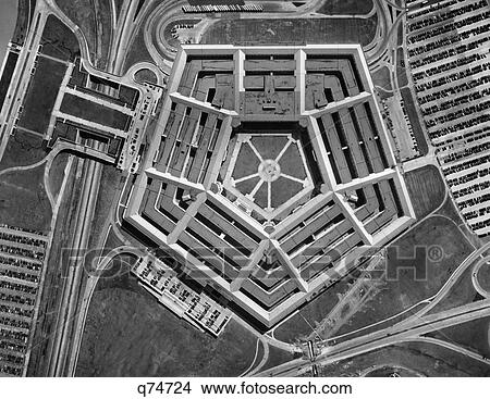 1940s 1950s AERIAL VIEW THE PENTAGON ARLINGTON VA USA View Large Photo Image Picture - 1940s 1950s AERIAL VIEW THE PENTAGON ARLINGTON VA USA. Fotosearch