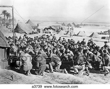 1940s U. S. ARMY SOLDIERS ATTEND CHURCH SERVICES ON A TROPICAL BEACH View Large Photo Image Stock Photo - 1940s U. S. ARMY SOLDIERS ATTEND CHURCH SERVICES ON A TROPICAL BEACH. Fotosearch