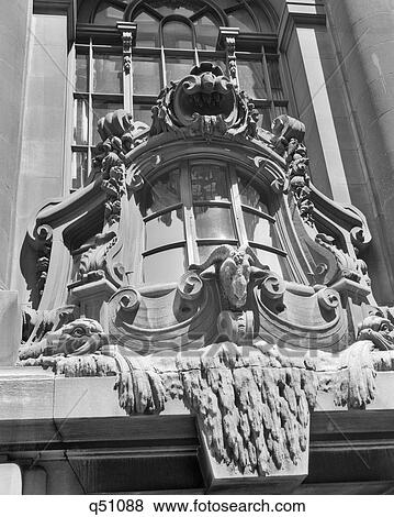 1950S Architectural Detail Window Of New York Yacht Club With Goat Head And Glass West 44Th Street Manhattan Nyc Ny Usa View Large Photo Image Stock Photo - 1950S Architectural Detail Window Of New York Yacht Club With Goat Head And Glass West 44Th Street Manhattan Nyc Ny Usa. Fotosearch