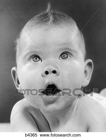 1950s BABY MAKING FUNNY FACE MOUTH OPEN LOOKING UP SHOCK SURPRISE AWE WONDER FACIAL EXPRESSION View Large Photo Image Stock Photography - 1950s BABY MAKING FUNNY FACE MOUTH OPEN LOOKING UP SHOCK SURPRISE AWE WONDER FACIAL EXPRESSION. Fotosearch