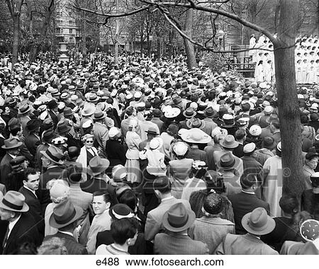 1950s EASTER SUNDAY CROWD RITTENHOUSE SQUARE PHILADELPHIA PENNSYLVANIA USA View Large Photo Image Stock Photo - 1950s EASTER SUNDAY CROWD RITTENHOUSE SQUARE PHILADELPHIA PENNSYLVANIA USA. Fotosearch