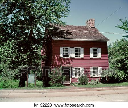1950s OLDEST LITTLE RED SCHOOLHOUSE 1696 THE VOORLEZER HOUSE IN HISTORIC RICHMOND TOWN STATEN ISLAND NYC USA View Large Photo Image Stock Image - 1950s OLDEST LITTLE RED SCHOOLHOUSE 1696 THE VOORLEZER HOUSE IN HISTORIC RICHMOND TOWN STATEN ISLAND NYC USA. Fotosearch