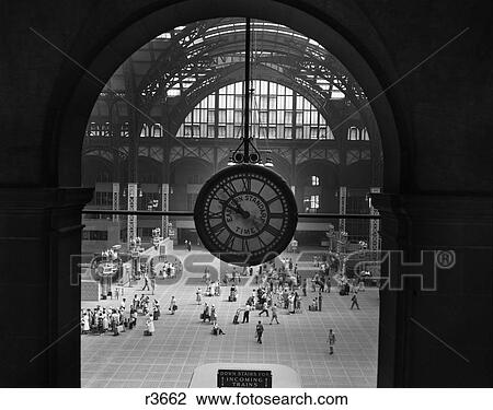 1950S Pennsylvania Station Clock New York City Building Demolished In 1966 Nyc Ny Usa View Large Photo Image Stock Image - 1950S Pennsylvania Station Clock New York City Building Demolished In 1966 Nyc Ny Usa. Fotosearch