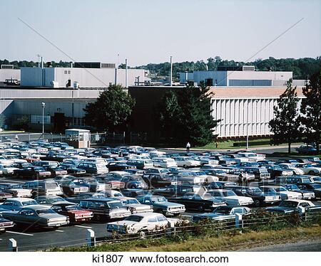 1960s 1970s FORD MOTOR PLANT AND OFFICE PARKING LOT CARS FACTORY MANUFACTURING MAHWAH NJ USA View Large Photo Image Stock Photo - 1960s 1970s FORD MOTOR PLANT AND OFFICE PARKING LOT CARS FACTORY MANUFACTURING MAHWAH NJ USA. Fotosearch