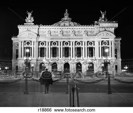 1960s ANONYMOUS SILHOUETTED MAN LOOKING AT PALAIS GARNIER OPERA HOUSE AT NIGHT PARIS FRANCE View Large Photo Image Stock Photograph - 1960s ANONYMOUS SILHOUETTED MAN LOOKING AT PALAIS GARNIER OPERA HOUSE AT NIGHT PARIS FRANCE. Fotosearch