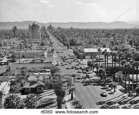 1960S Downtown Phoenix Arizona Usa View Large Photo Image Stock Image - 1960S Downtown Phoenix Arizona Usa. Fotosearch