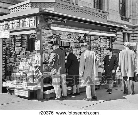 1960S People At Newsstand 42Nd Street New York City Ny Usa View Large Photo Image Stock Photograph - 1960S People At Newsstand 42Nd Street New York City Ny Usa. Fotosearch