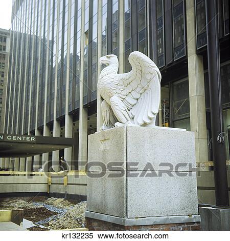 1960s STONE EAGLE FROM OLD PENNSYLVANIA STATION INSTALLED AT ENTRANCE TO PENN STATION AT MADISON SQUARE GARDEN MANHATTAN NYC USA View Large Photo Image Stock Photography - 1960s STONE EAGLE FROM OLD PENNSYLVANIA STATION INSTALLED AT ENTRANCE TO PENN STATION AT MADISON SQUARE GARDEN MANHATTAN NYC USA. Fotosearch