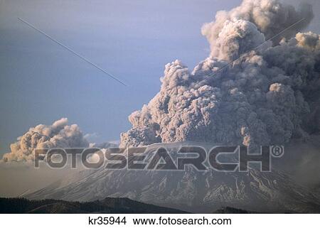 1980s ASH PLUME MOUNT SAINT HELENS WASHINGTON STATE USA View Large Photo Image Picture - 1980s ASH PLUME MOUNT SAINT HELENS WASHINGTON STATE USA. Fotosearch