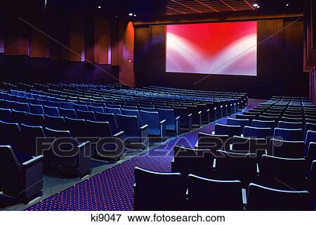 1980s EMPTY MOVIE THEATER View Large Photo Image Stock Photo - 1980s EMPTY MOVIE THEATER. Fotosearch
