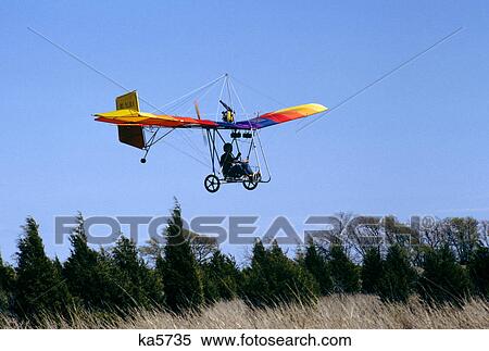 Stock Photography - 1980s ULTRA LIGHT AIRPLANE DALLAS TX USA. Fotosearch