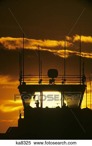 Anonymous Man Silhouetted In Control Tower Troutdale Airport Portland Oregon View Large Photo Image Stock Photography - Anonymous Man Silhouetted In Control Tower Troutdale Airport Portland Oregon. Fotosearch