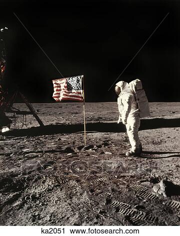 APOLLO 11 PLANTING UNITED STATES FLAG ON MOON View Large Photo Image Stock Image - APOLLO 11 PLANTING UNITED STATES FLAG ON MOON. Fotosearch
