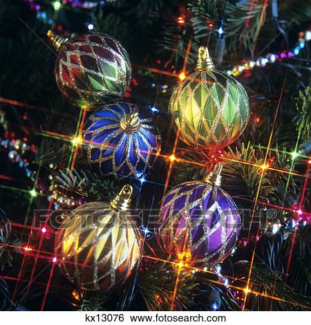 ASSORTED DIAMOND PATTERNED CHRISTMAS TREE BALL ORNAMENTS View Large Photo Image Stock Photograph - ASSORTED DIAMOND PATTERNED CHRISTMAS TREE BALL ORNAMENTS. Fotosearch
