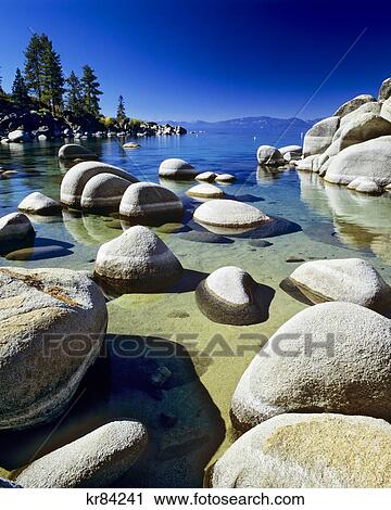 Boulders In Sand Harbor Lake Tahoe Nevada State Park Nevada View Large Photo Image Stock Image - Boulders In Sand Harbor Lake Tahoe Nevada State Park Nevada. Fotosearch
