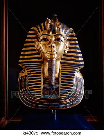 DEATH MASK OF KING TUTANKHAMON EGYPTIAN MUSEUM CAIRO EGYPT View Large Photo Image Stock Photography - DEATH MASK OF KING TUTANKHAMON EGYPTIAN MUSEUM CAIRO EGYPT. Fotosearch