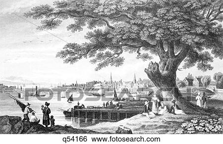 Early 1800S Skyline People Strolling Along Waterfront Of Philadelphia Pa Usa View Large Photo Image Stock Photograph - Early 1800S Skyline People Strolling Along Waterfront Of Philadelphia Pa Usa. Fotosearch