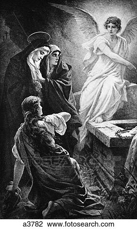 He Is Risen By Plockhorst Angel Mary Resurrection Of Christ Easter View Large Photo Image Stock Image - He Is Risen By Plockhorst Angel Mary Resurrection Of Christ Easter . Fotosearch
