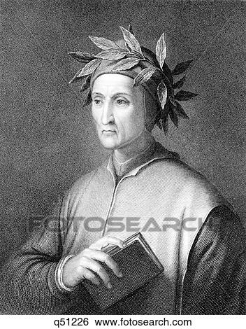 ILLUSTRATION PORTRAIT OF ITALIAN POET AND AUTHOR DANTE ALIGHIERI 1265-1321 View Large Photo Image Stock Photograph - ILLUSTRATION PORTRAIT OF ITALIAN POET AND AUTHOR DANTE ALIGHIERI 1265-1321. Fotosearch