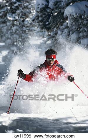 Man Wearing Red And Black Ski Jacket And Red Headband Vail Colorado View Large Photo Image Stock Photography - Man Wearing Red And Black Ski Jacket And Red Headband Vail Colorado. Fotosearch