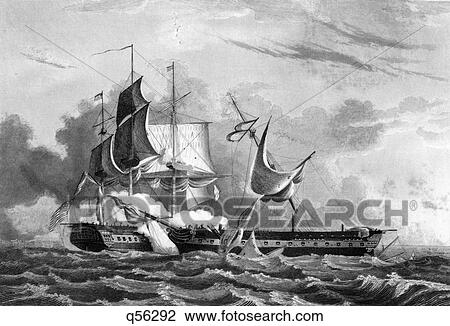Old Ironsides The United States Frigate Constitution Capturing The Ship Hms Gurriere During The War Of 1812 View Large Photo Image Stock Image - Old Ironsides The United States Frigate Constitution Capturing The Ship Hms Gurriere During The War Of 1812. Fotosearch