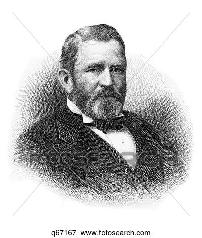 Portrait Ulysses. S. Grant 1822 1885 18Th American President Civil War General View Large Photo Image Stock Photo - Portrait Ulysses. S. Grant 1822 1885 18Th American President Civil War General. Fotosearch