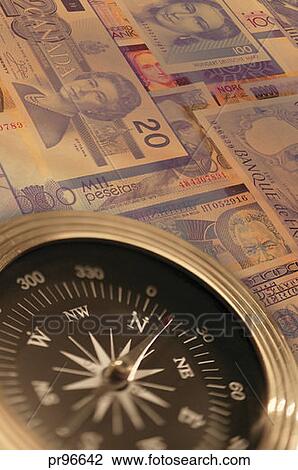 Stock Photo Of Comp On Top Foreign Currency Pr96642 Search Comp On Top Of Foreign Currency