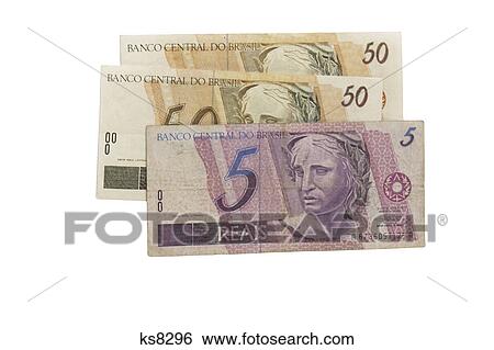 Stock Image - Brazilian currency. Fotosearch - Search Stock Photography, Poster Photos, Pictures, and Photo Clip Art