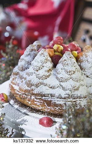 Decorative Bundt Cake Stock Image Ks137332 Fotosearch