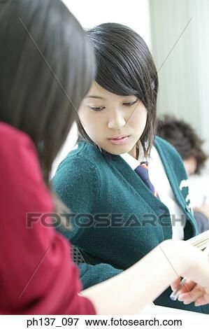 Teenagers in class View Large Photo Image Stock Photo - Teenagers in class. Fotosearch