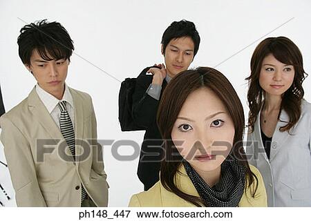 High angle view of two businessmen and two businesswomen View Large Photo Image Stock Photo - High angle view of two businessmen and two businesswomen. Fotosearch