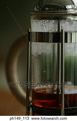 Stock Image - Close-up of a coffee maker. Fotosearch