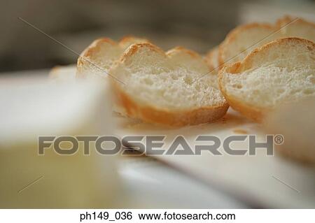 Close-up of bread slices View Large Photo Image Stock Photograph - Close-up of bread slices. Fotosearch