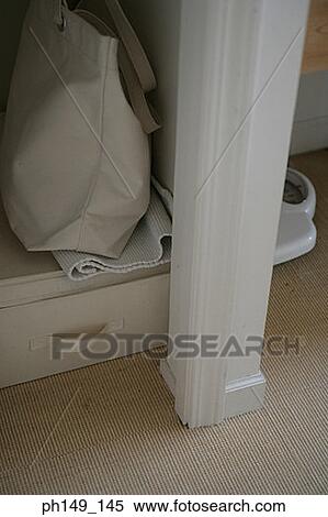 High angle view of a bag near a column View Large Photo Image Stock Photography - High angle view of a bag near a column. Fotosearch